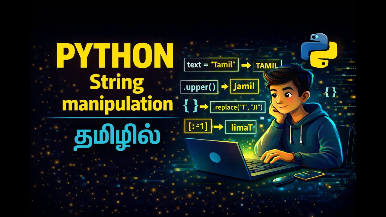 Python Strings & Inbuilt Functions | Core Python Mastery in Tamil | Episode 6