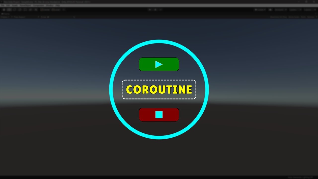 Starting and Stopping a Coroutine in Unity Game Engine