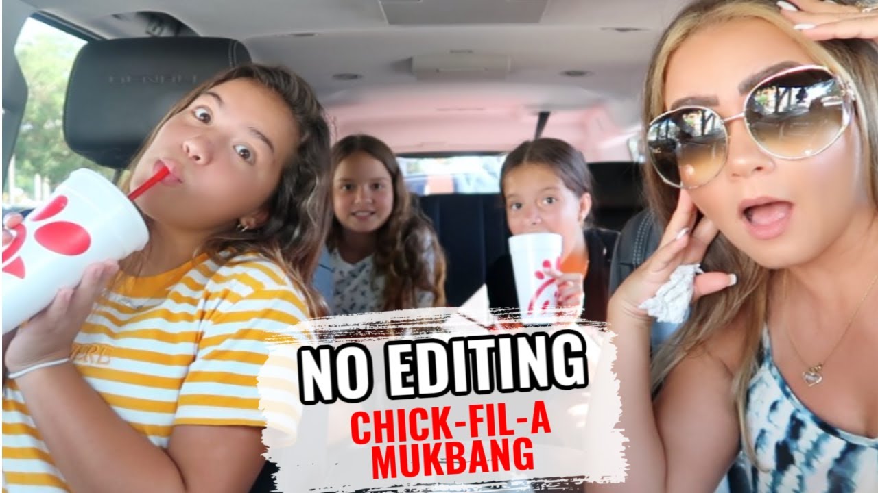 NO EDITING CHICK-FIL-A MUKBANG 