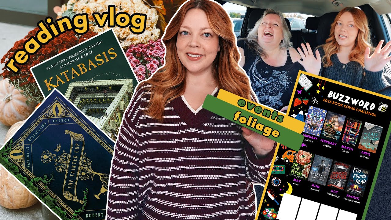 Fantasy Book Vlog 🐝✨ Buzzword Reading Challenge ep.9