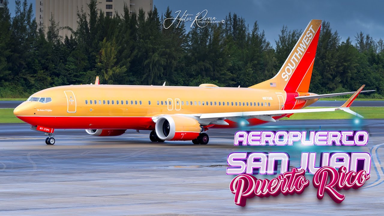 Aeropuerto San Juan Puerto Rico| Southwest Retro ,Sky Cana  WestJet Mickey. Parte 2  |2023
