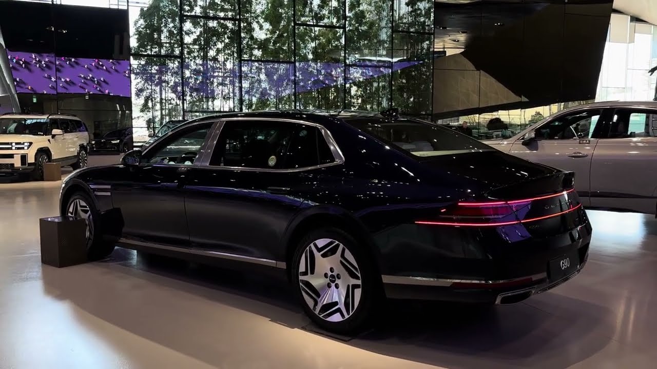 Top-of-the-line Genesis G90 Long Wheelbase at Genesis Studio, Part 1.