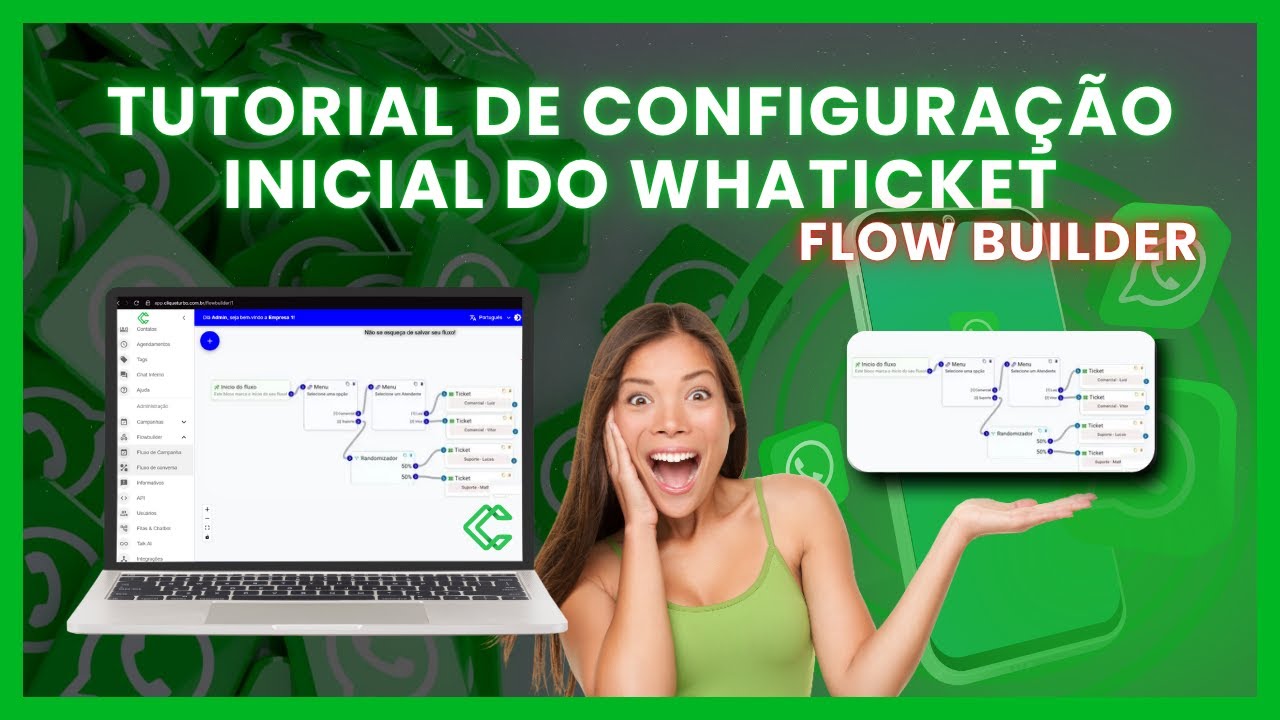 Configurações Iniciais no Whaticket Passo a Passo