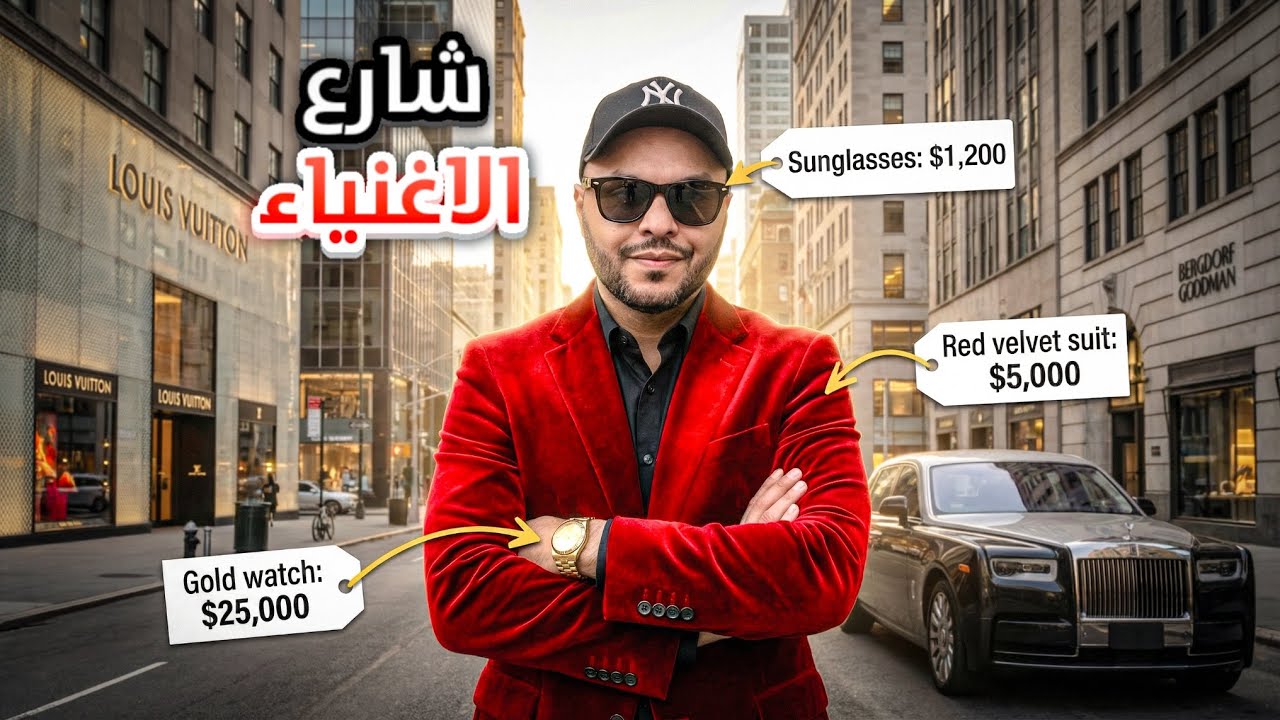 ماذا يشتري الأغنياء في نيويورك؟ جولة في شارع الاغنياء في نيويورك💰