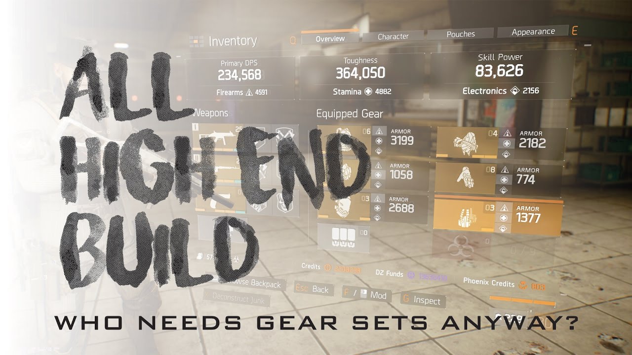 The Division - Crazy All High End Build