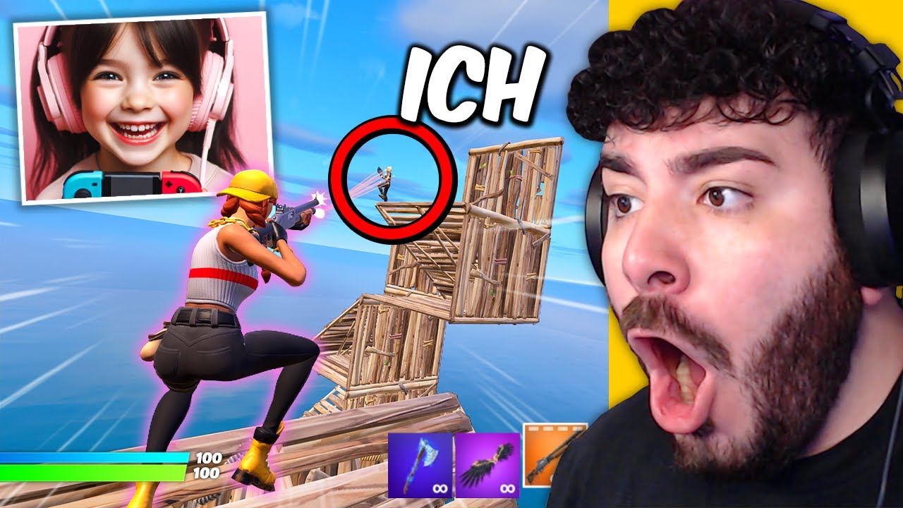 12 JÄHRIGES MÄDCHEN HAT MEINE EHRE GENOMMEN IN 1 VS 1?! Fortnite