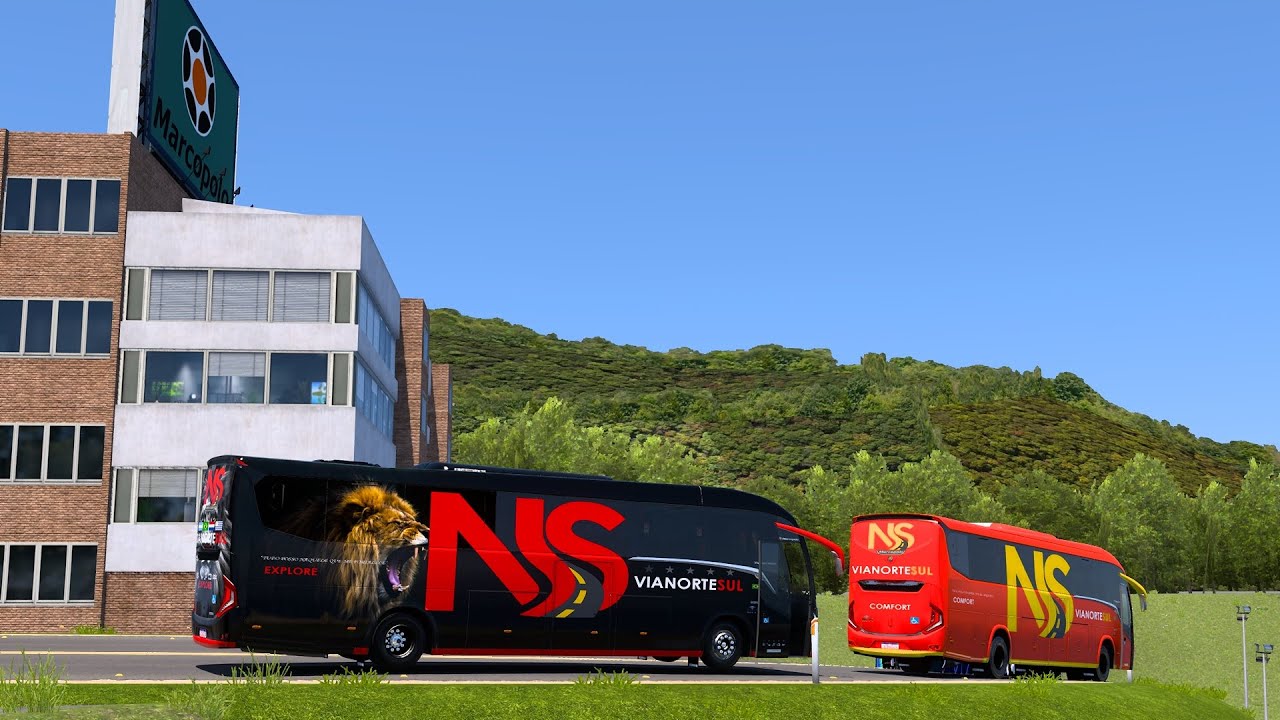 NOVO G8 1050 B4D - LEVANDO FUNCIONARIOS PARA O RJ - ETS 2 1.58 - MAPA EAA - SERVIDOR UNIAO BR