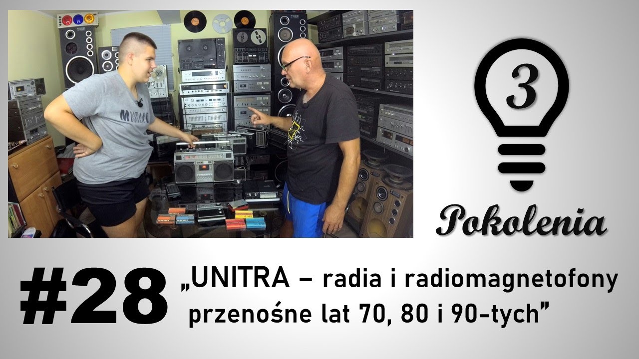 UNITRA – radia i radiomagnetofony  przenośne lat 70, 80 i 90-tych