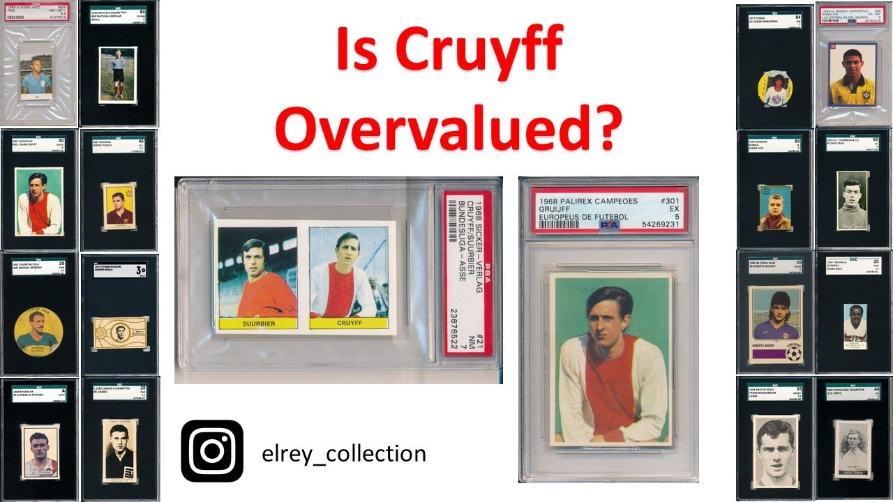 Are Cruyff's Vintage Cards Overvalued?  A look into the soccer card prices data.