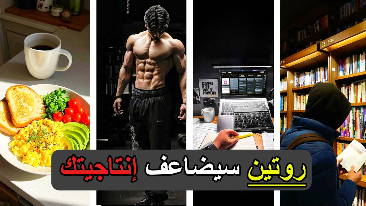 روتين يومي لتطوير الذات | غيّر حياتك وابدأ يومك بطاقة وإنجاز مذهل