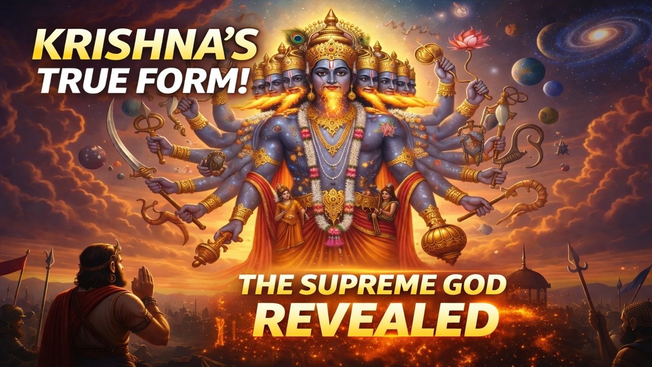 Lord Krishna: Supreme Reality, Universal Form & Bhagavad Gita #LordKrishna#KrishnaVishwaroopa