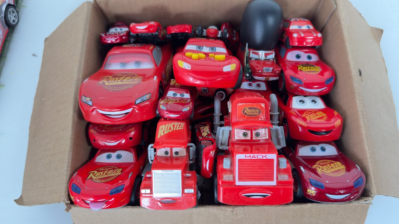 Disney Pixar Cars Unboxing Review | Full Lightning McQueen, Mater, Doc Hudson, Sally Carrera, Mack