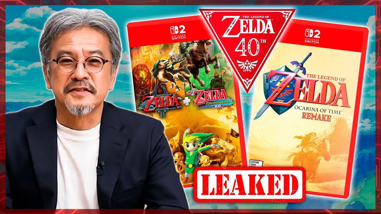 🔥 Esta FILTRACIÓN de Switch 2 puede cambiar el 40º aniversario de ZELDA!