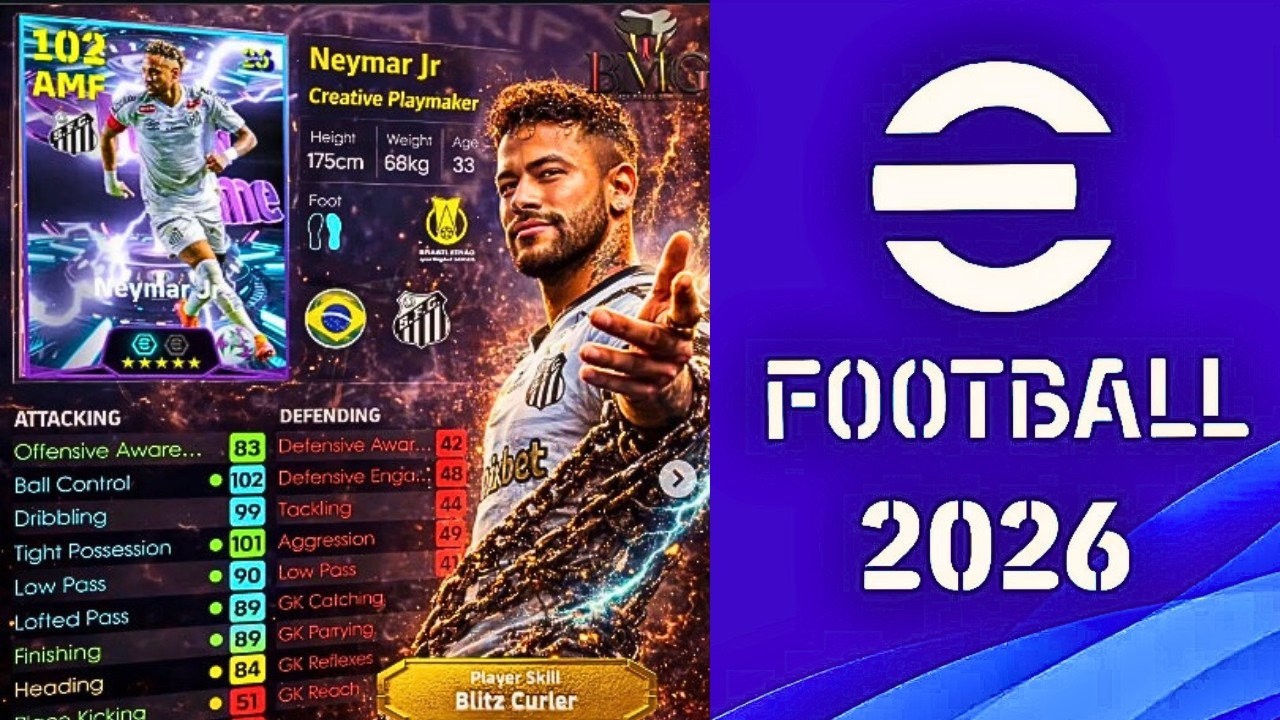 🔴LIVE eFootball 2026 Vertical🔥 Neymar JR Showtime! #efootball