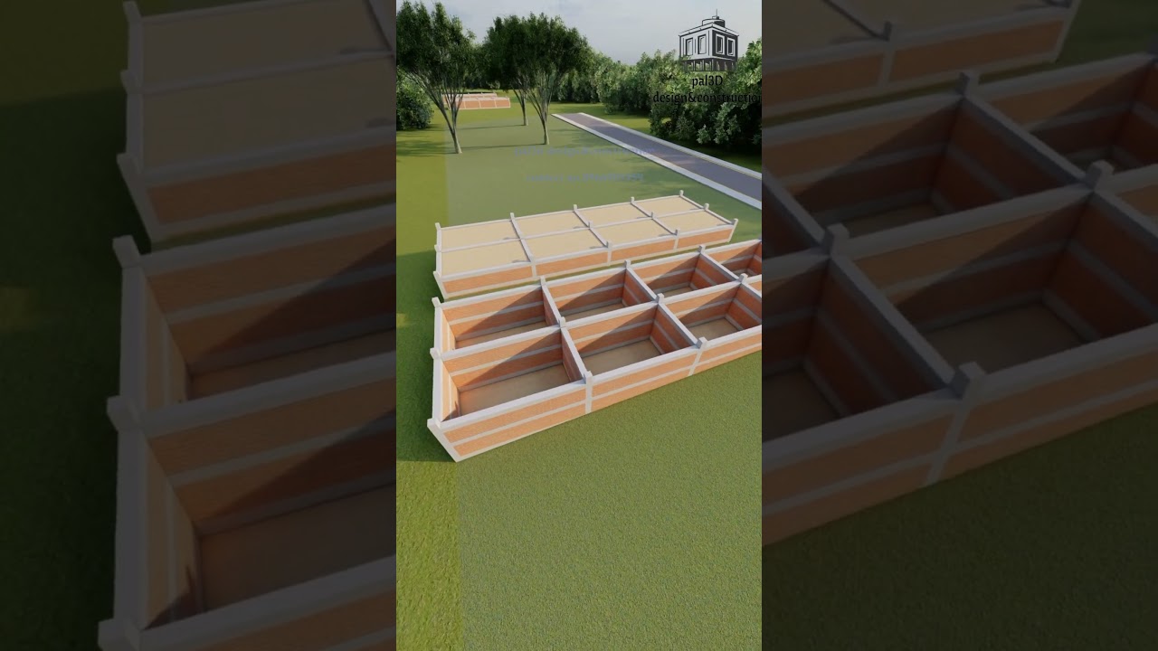 basement construction vs soil filling up to road level (voice generated by 11.ai) #3d #construction