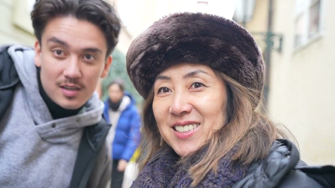 家族で過ごすプラハ街歩きとホテルで食事