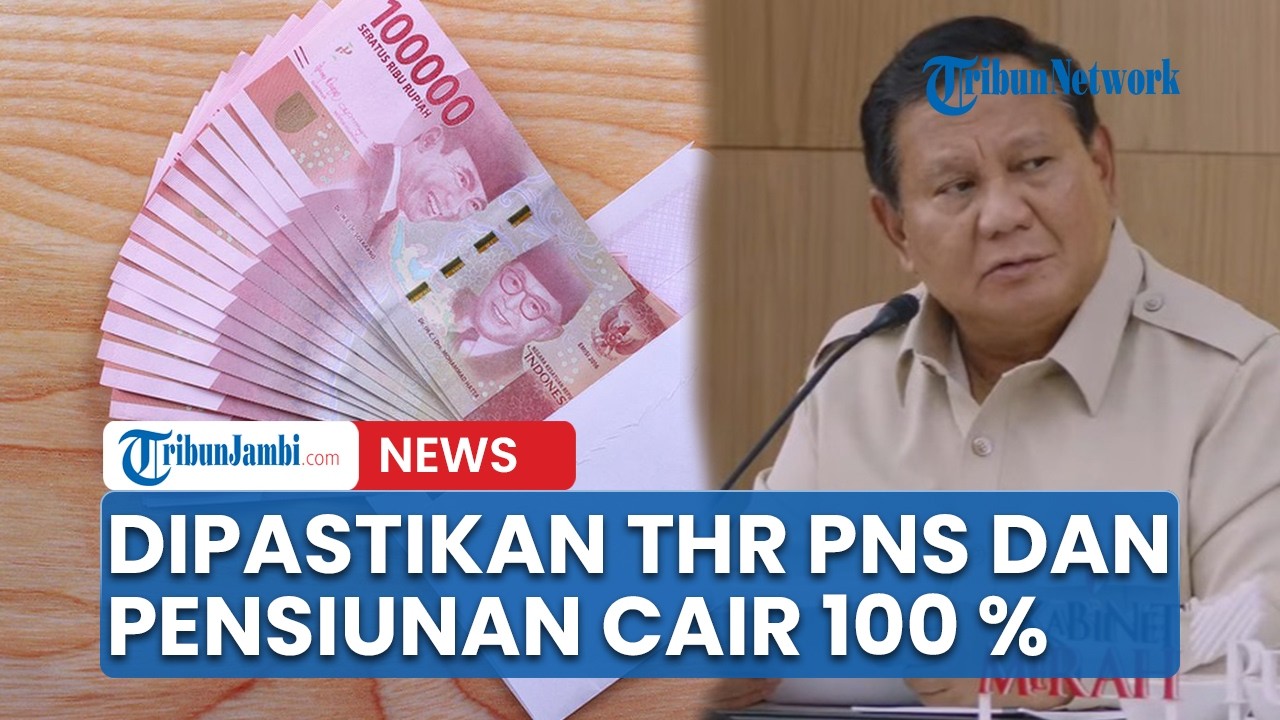 THR PNS, TNI-Polri dan Pensiunan Cair 100 Persen