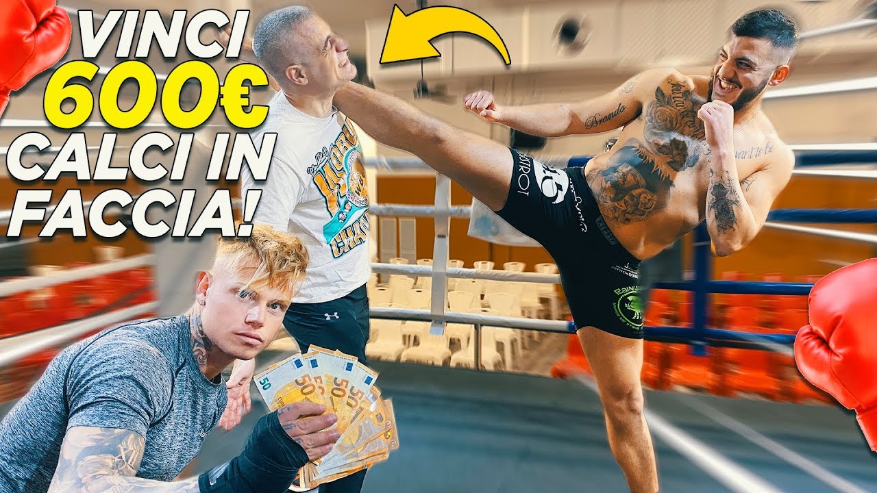 REGALO 600 EURO a chi resiste a più CALCI IN FACCIA!