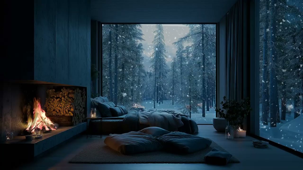 Wind Circling the Cabin, Fire Holding the Night Together 🌬️🔥