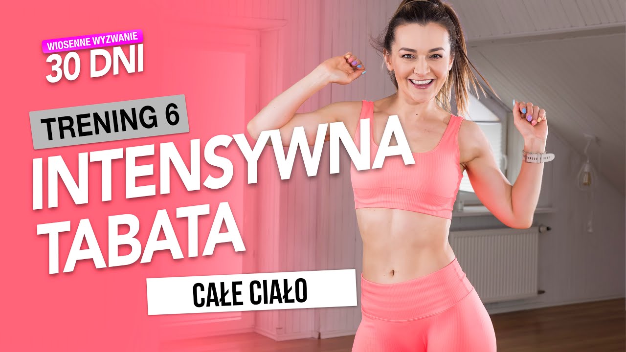 Wiosenne WYZWANIE 🔥 6: Super mocna TABATA | Monika Kołakowska