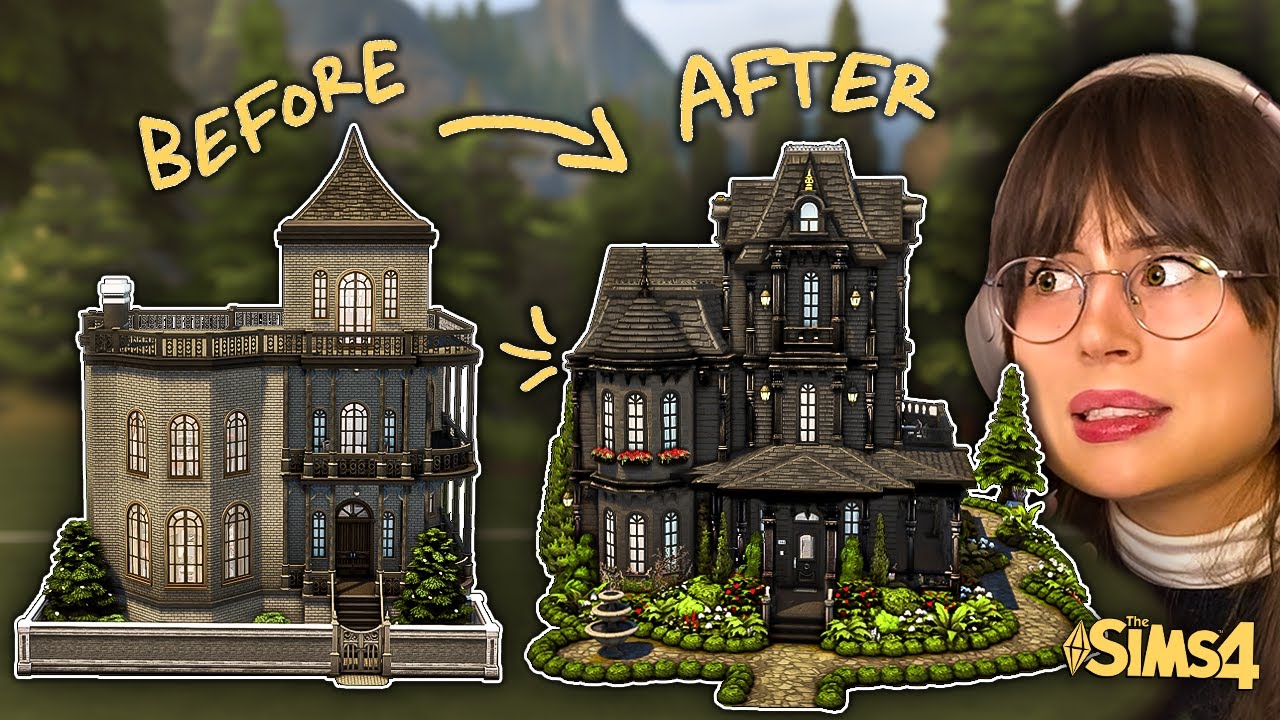 I Tried to Renovate The Goth House in The Sims 4
