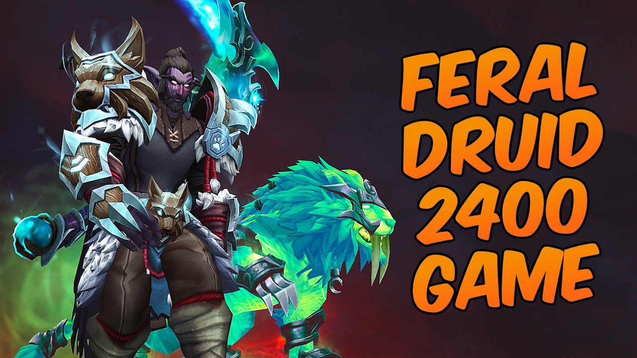 Feral Druid PvP TWW 2400 Solo Shuffle Arena Gameplay