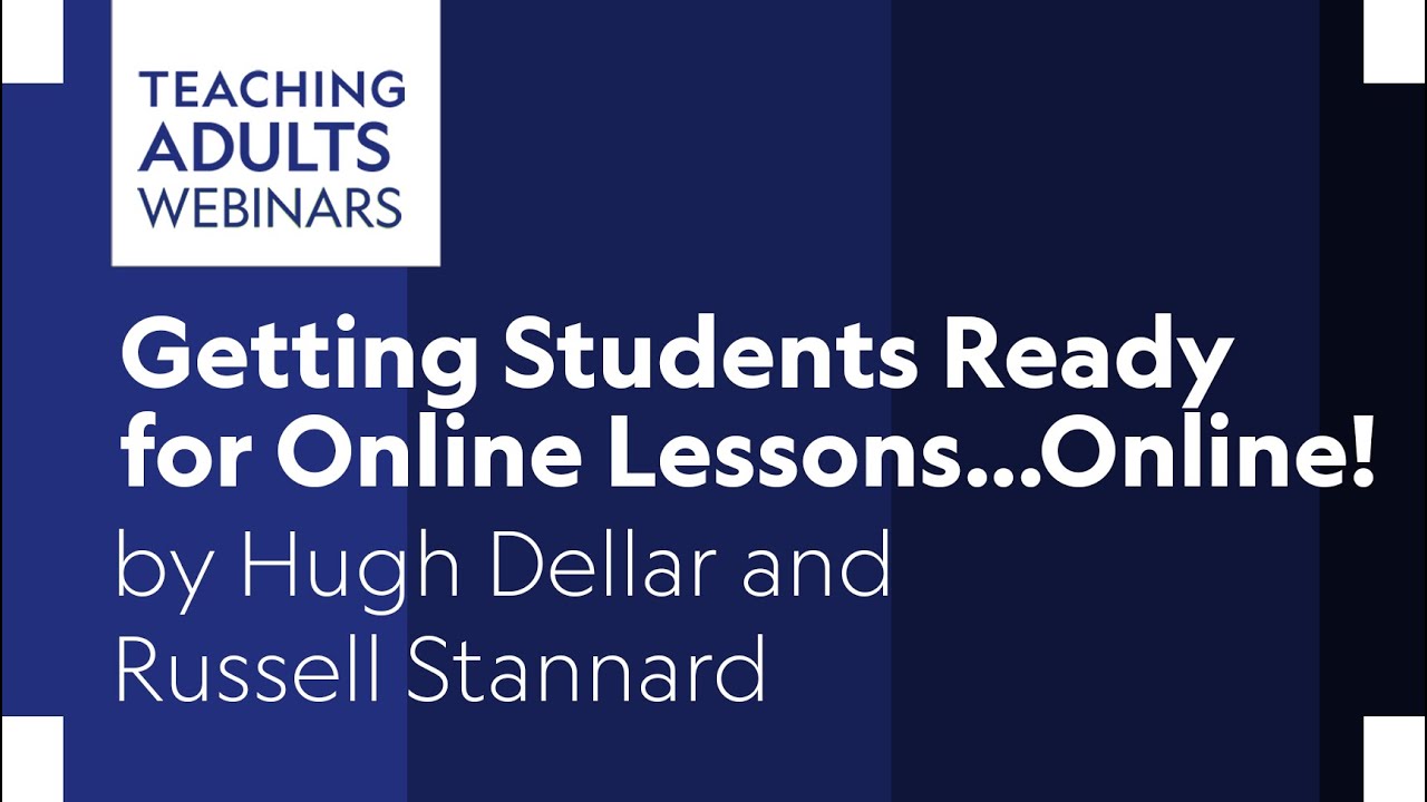 Getting Students Ready for Online Lessons...Online!