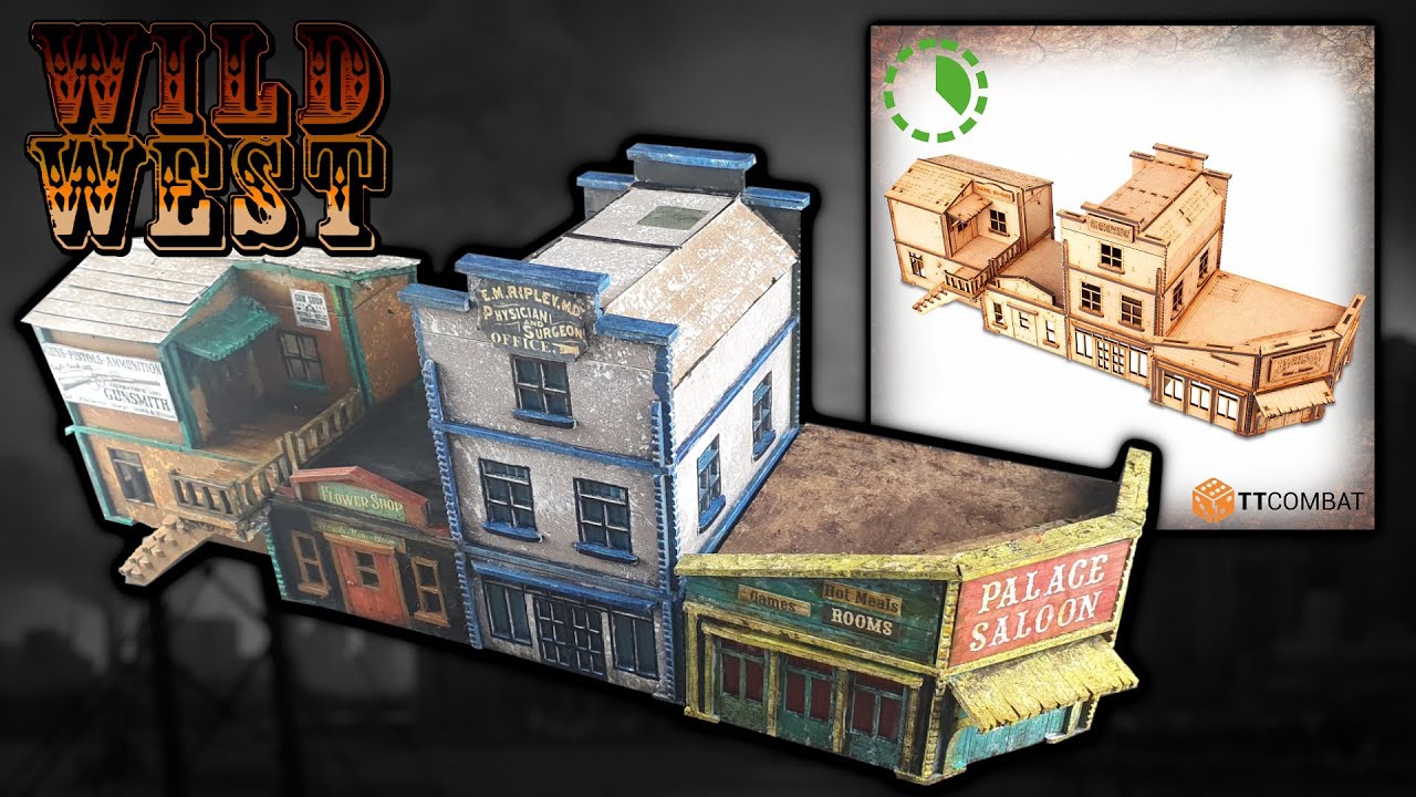 MDF Kit - TTCombat - Wild West - Pitchstone Crossroads