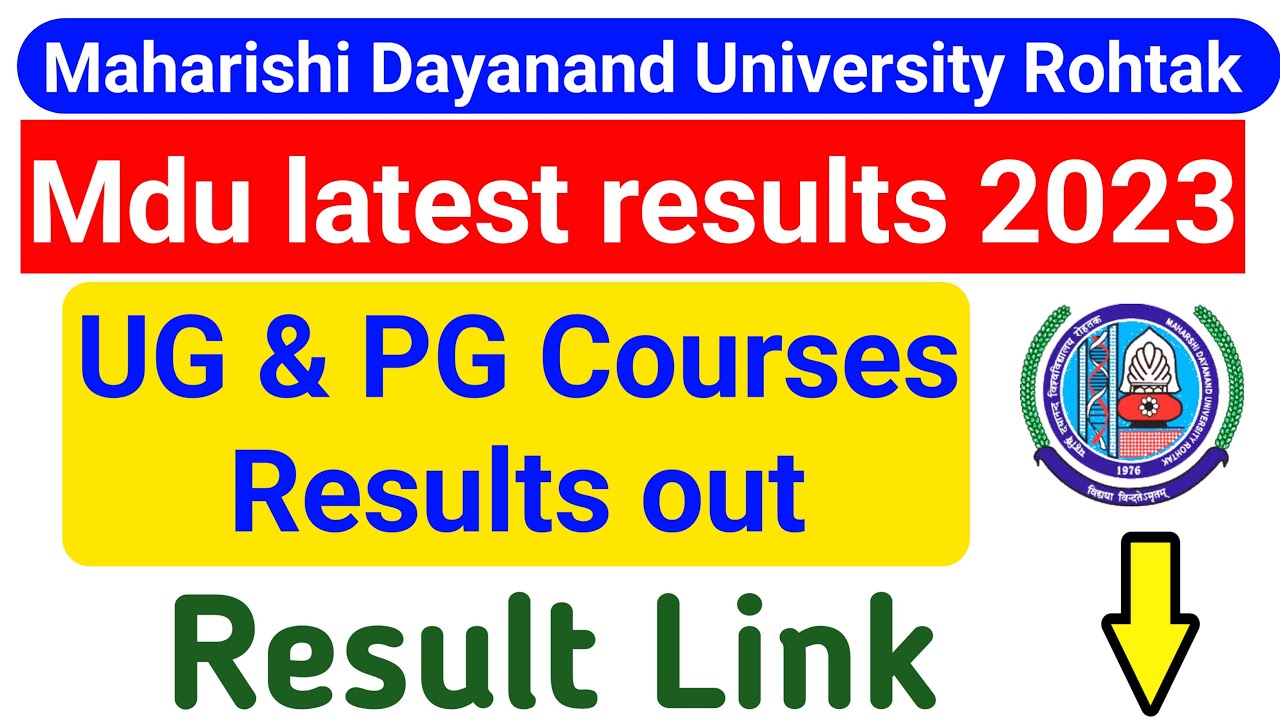 Mdu latest result 2023 | mdu new result 2023 | mdu result update 2023 | mdu result 2023