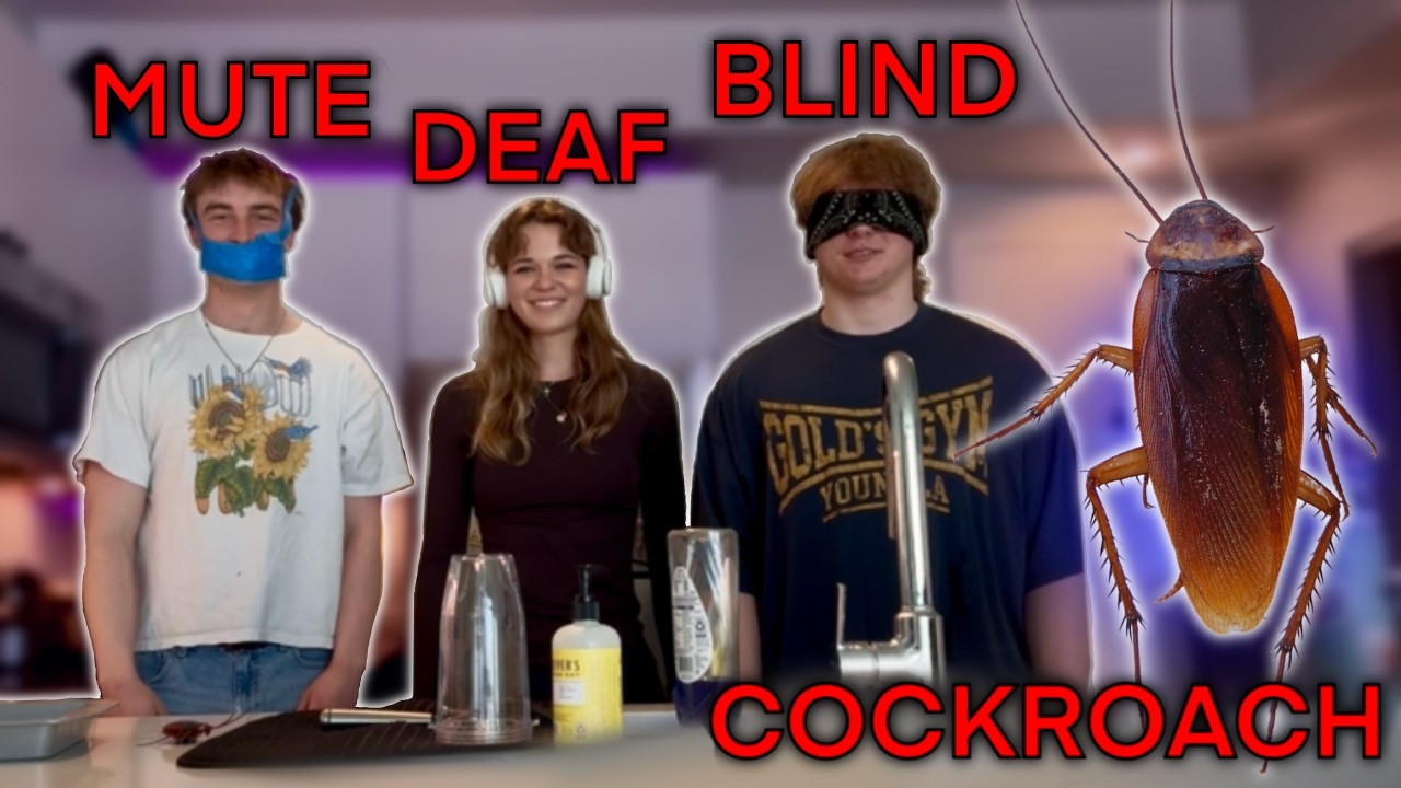 Blind, Deaf, Mute, and Cockroach