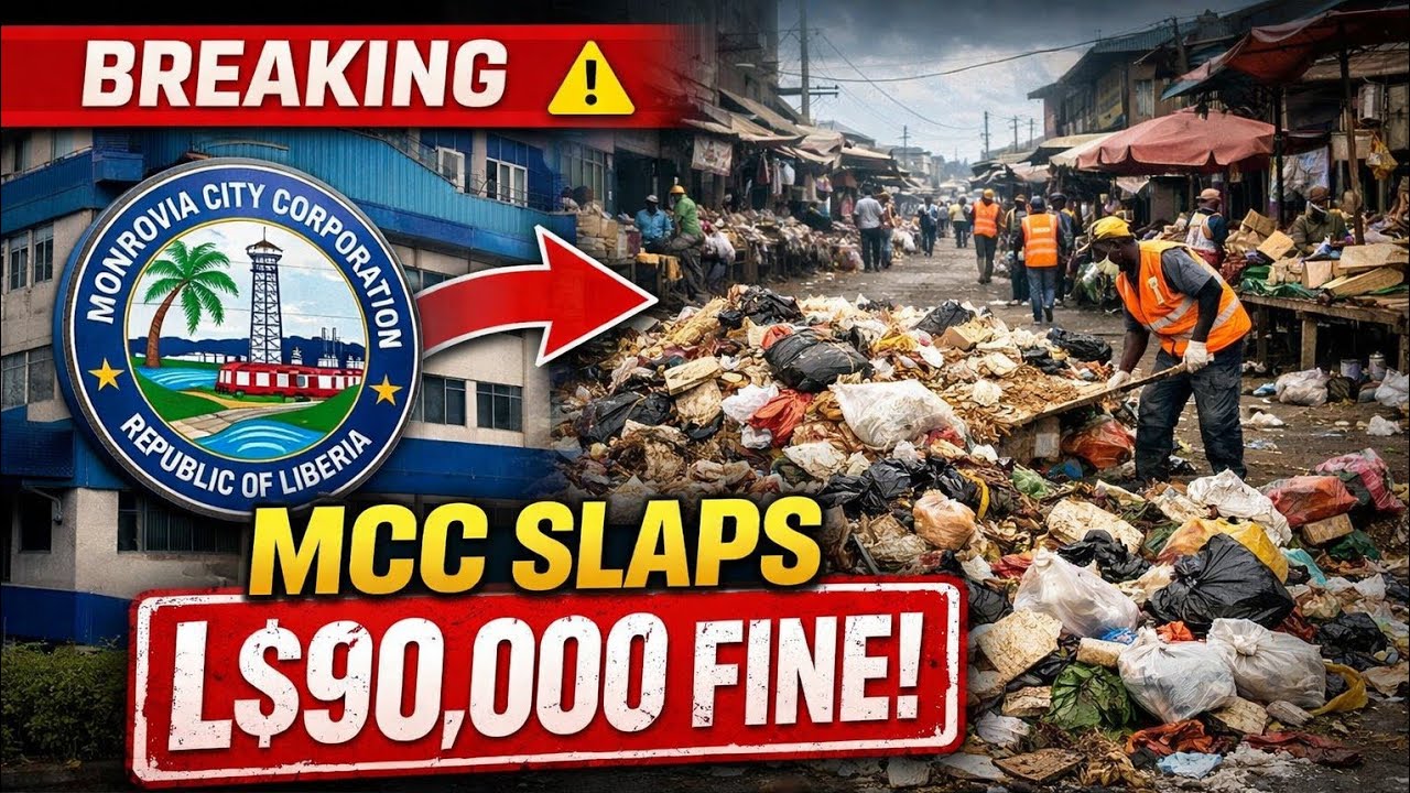 BREAKING: MCC Slaps Liberia Marketing Association with L$90,000 Sanitation Fine in Monrovia City 