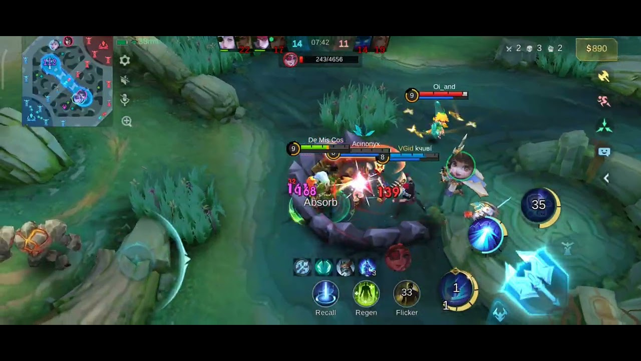 Gameplay Badang MVP Hard Carry Exp Lane #like #subscribe #mlbb #mobilelegendsbangbang #gaming #game