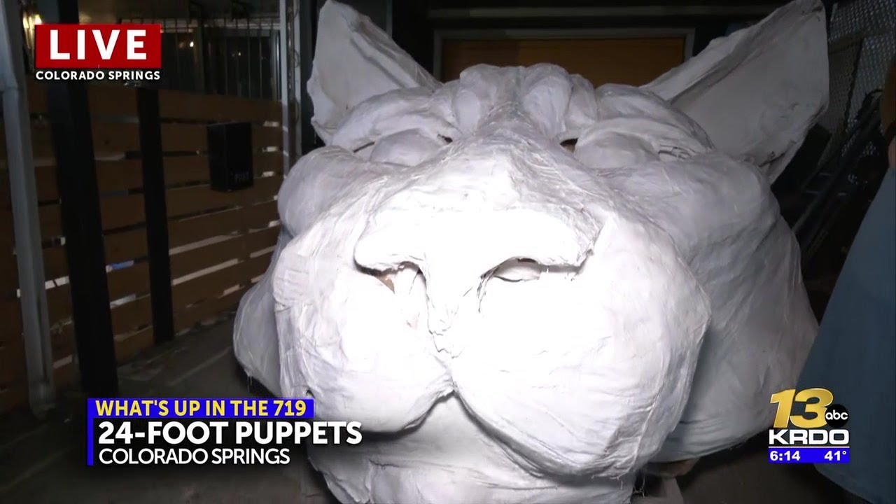 Live with artist behind giant puppets