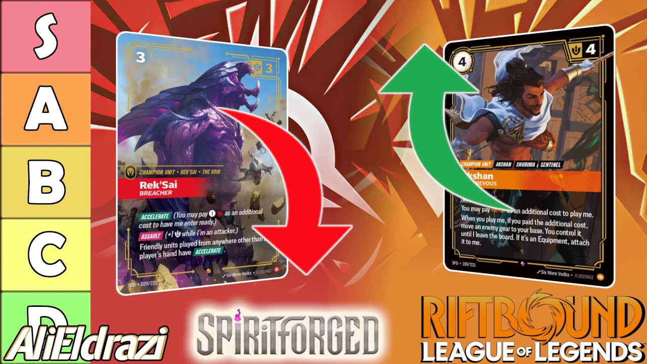 Best Body & Fury cards in Spiritforged- Tier List - Set Review
