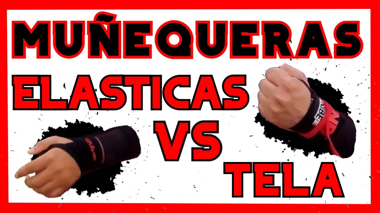 muñequeras de tela vs muñequeras elasticas