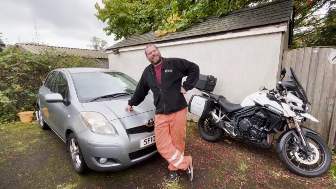 Mot work on the Toyota yaris