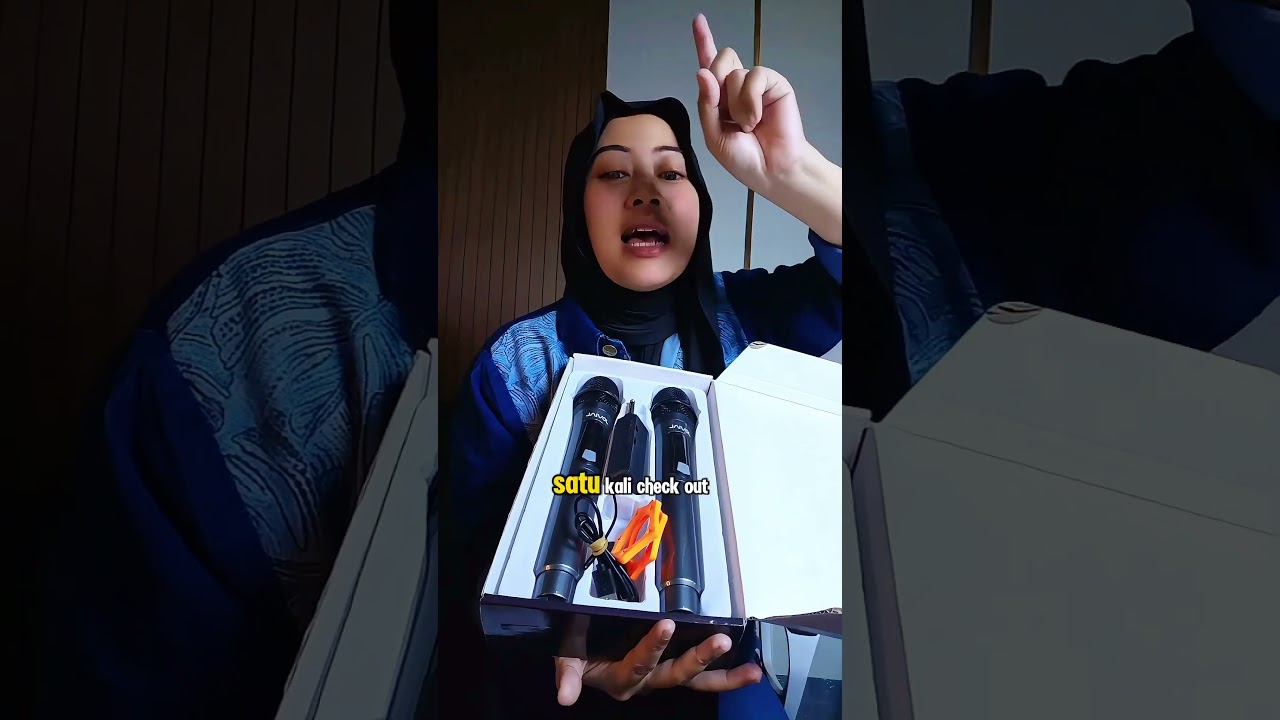 mic wireless yang bisa dipakai diberbagai speaker 