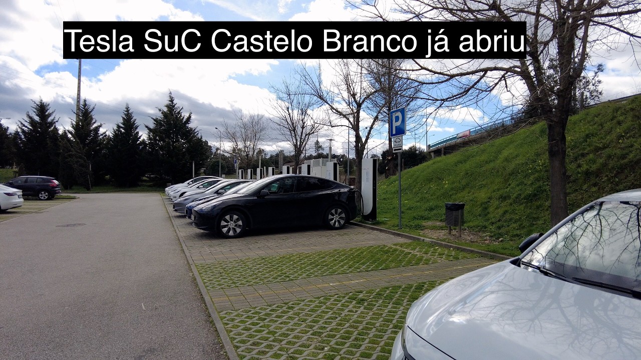 Tesla SuC Castelo Branco j&aacute; abriu