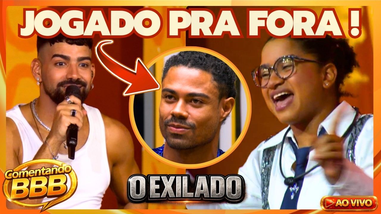 🔴BBB26: DINÂMICA O EXILADO AO VIVO, QUEM VAI MORAR FORA DA CASA? FESTA COM DILSINHO AO VIVO, TRETAS!