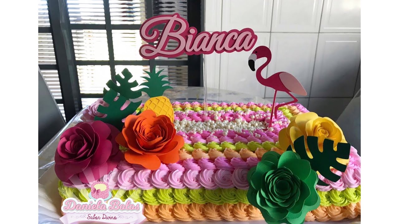 BOLO FLAMINGO COM BICO 96 MAGO