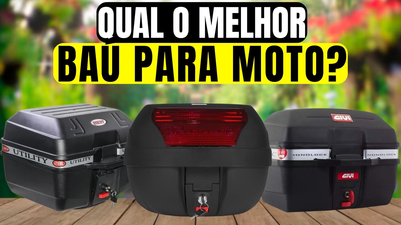 Os 5 Melhores Baús para Motos (Bauleto) em 2025