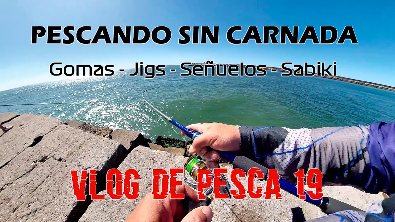 EXCELENTE PESCA Y PESCANDO SIN CARNADA Jigs - Señuelos - sabiki - Softbait / Vlog De Pesca 19