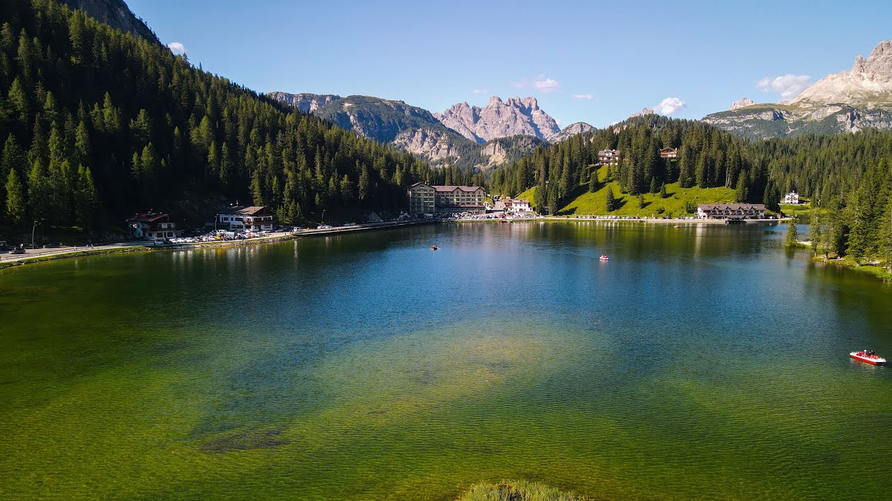Lago di Misurina  (by drone 4K)