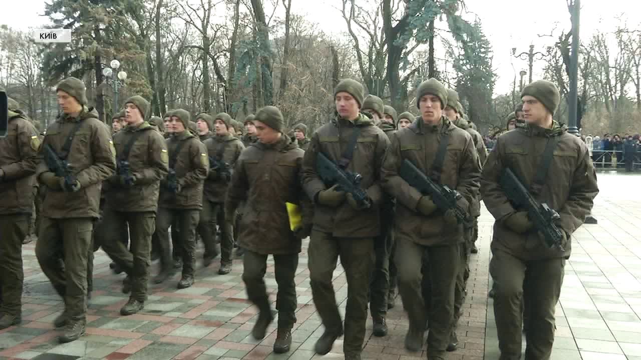 Новобранці Нацгвардії склали присягу в Києві: як все відбувалось