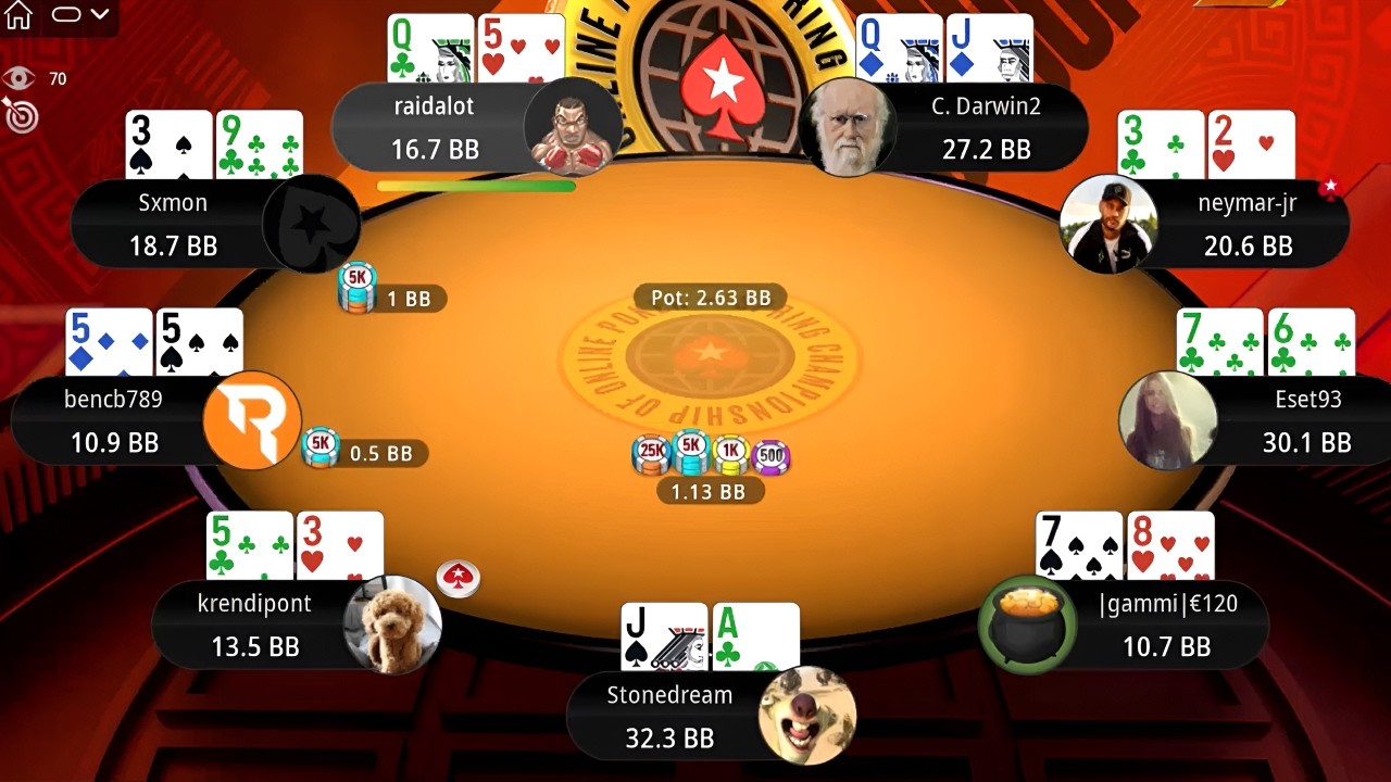 $5K SCOOP Main Event 2nd Chance C. Darwin2 | bencb789 | Neymar Jr - Final Table Replay