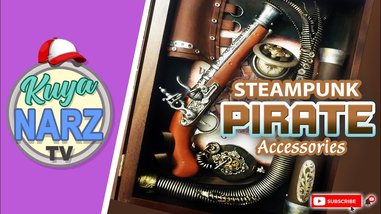 How to make Steampunk Pirate Accessories made of Recycled Materials