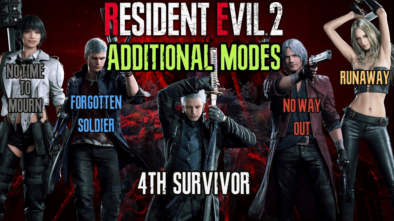 Resident Evil 2 | 2019 - 4th Survivor + Ghost Survivors : No Infinite Ammo
