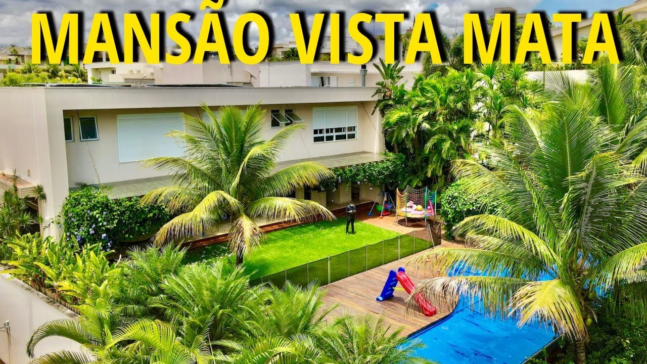 MANSÃO DE LUXO À VENDA NO ALPHAVILLE FLAMBOYANT | COMPLETA E FUNDO PARA MATA | GOIÂNIA