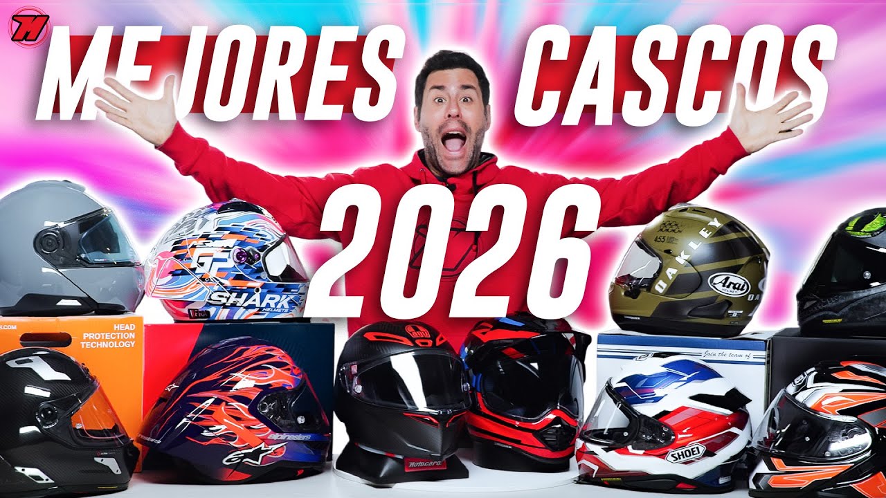 TOP 10 mejores CASCOS DE MOTO 🚨¿Cuál COMPRAR en 2026? 🥇