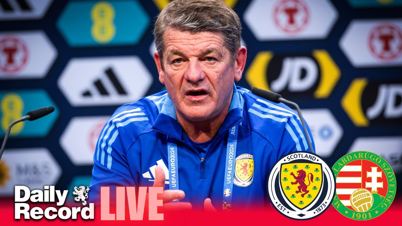 LIVE Scotland v Hungary press conference for Sunday's crunch Euro 2024 match in Stuttgart